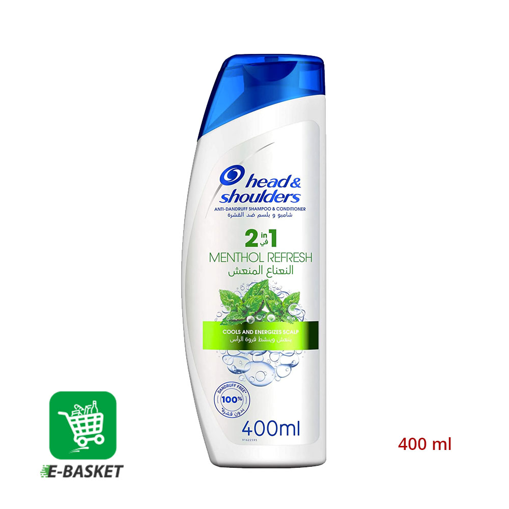 Head & shoulders Menthol Refresh Shampoo 24 x 400ml