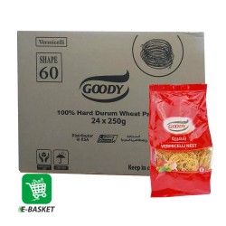 Goody Vermicelli No 60 Hard Drum Pasta 24 x 250gms