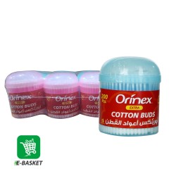 Orinex Cotton Buds Extra(200pcs x 1box) X 12