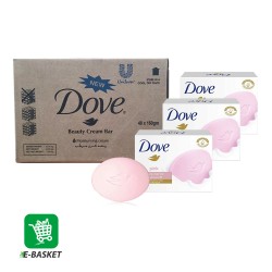 Dove Pink Beauty Cream Bar Moisturizing Soap 48 x 160gms