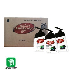 Lifebuoy Charcoal & Mint Antibacterial Handwash 12 x 500ml